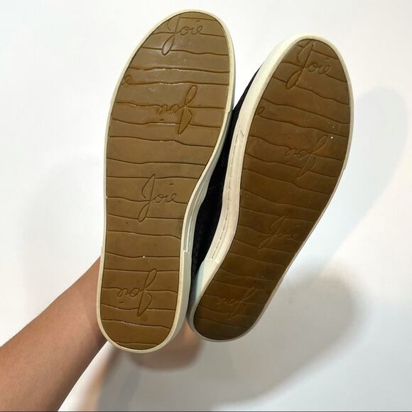 Joie Black snakeskin leather slip on loafers women’s shoes 38 - Picture 3 of 9